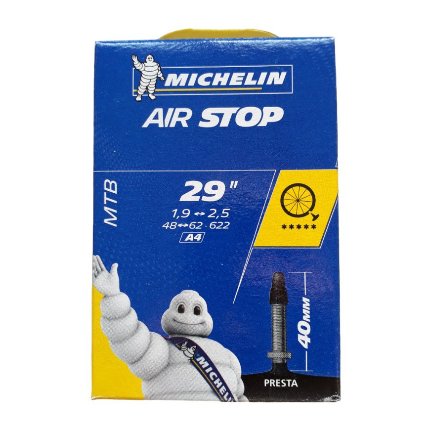 29 inch inner tube michelin Airstop A4 1,9-2,50 presta