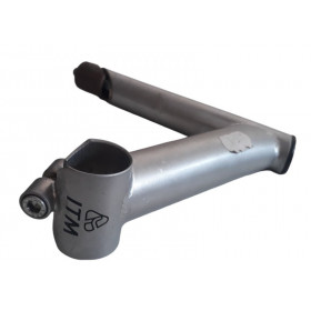 Steel bicycle stem with plunger 120 mm