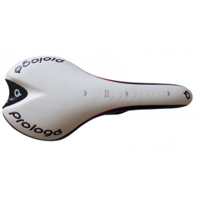 Selle prologo Nago Evo 134 Ti solid blanche largeur 134 mm