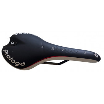 Selle vélo route Prologo Nago Evo PAS – Rails TiroX – noir - Équipements vélos