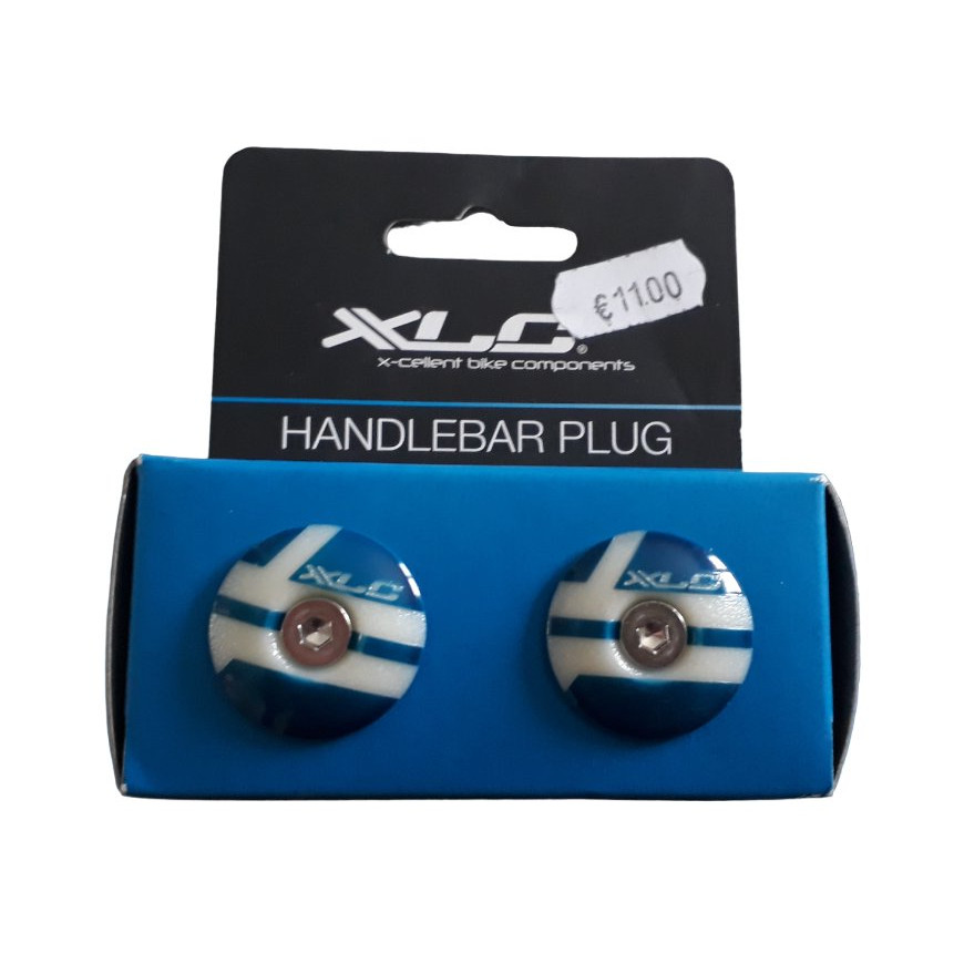 Screwed road handlebar plugs XLC