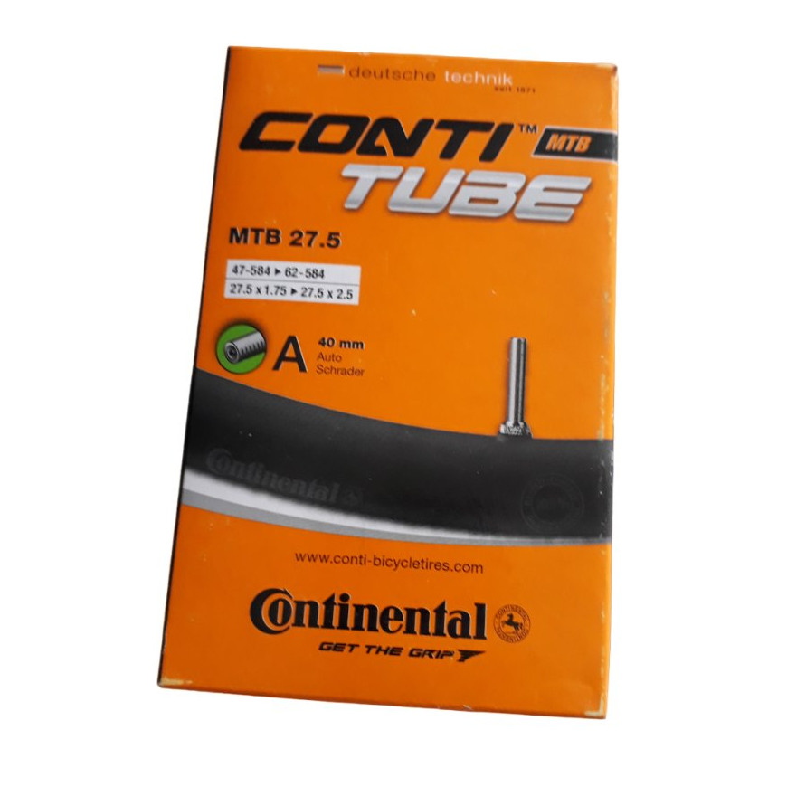 Chambre à air Continental Conti tube 27.5 pouces schrader Chambre à air Continental Conti tube 27.5 pouces schrader