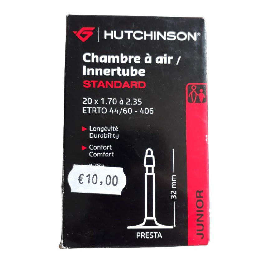 Air tube Hutchinson 20x1.70/2.35 presta Air tube Hutchinson 20x1.70/2.35 presta