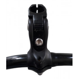 Hybrid bike handlebar adjustable stem black