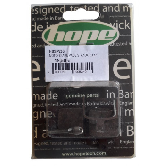 Plaquettes de frein Hope Moto V2