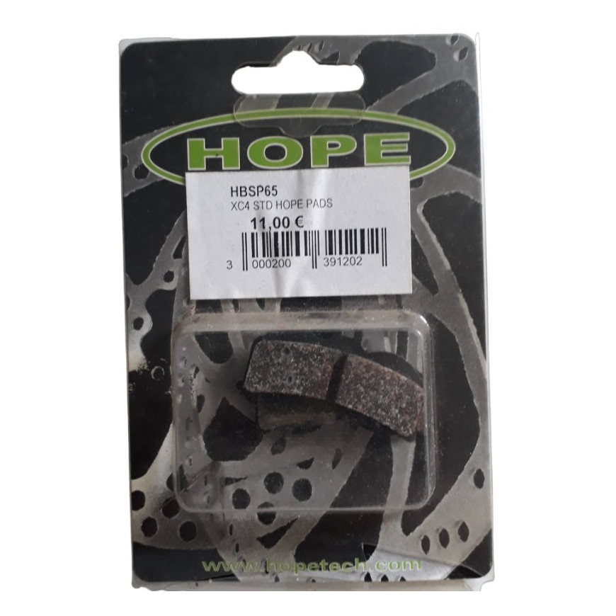 Plaquettes de frein Hope XC4 Plaquettes de frein Hope XC4