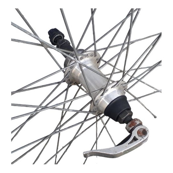 Gravel hybrid bike rear wheel 700 28 inches Weinmann Zac 2000, used