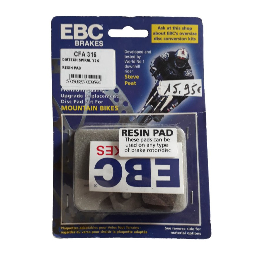 Diatech Spiral Y2k brake pads EBC