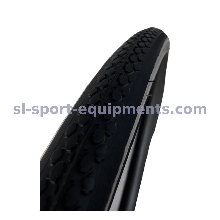 Lot De 2 Pneus Vélo 26 X 1 3/8 – Pliables, Résistants, 66 Cm – Pour Route Ou Chemins