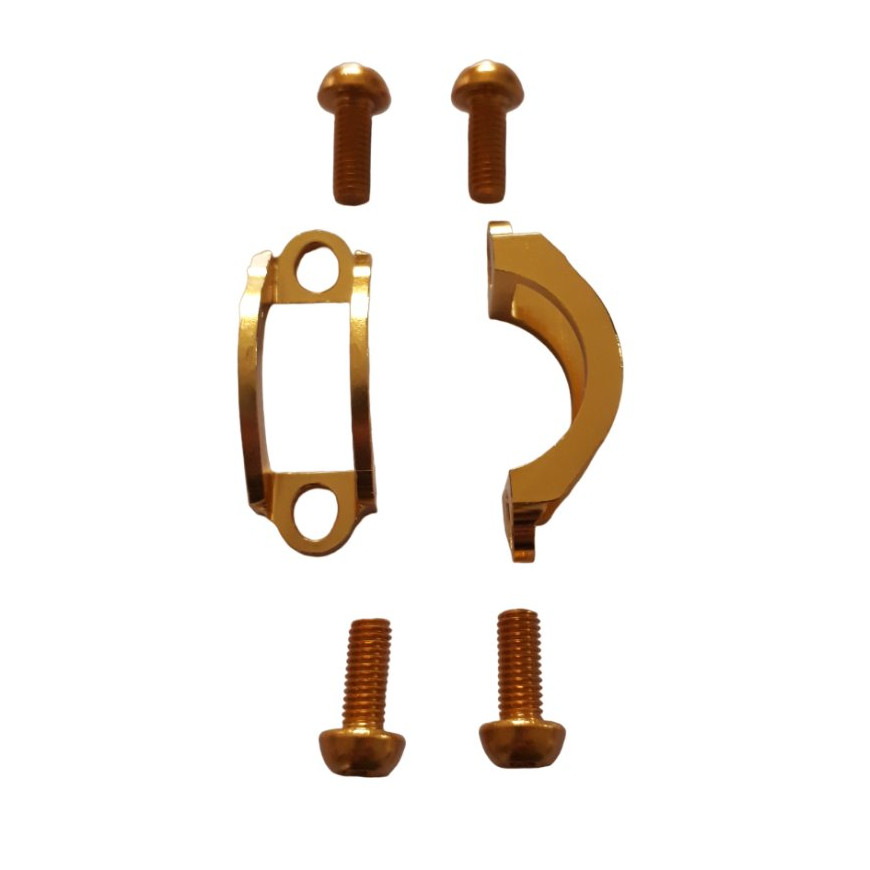 Avid Elixir brake clamps A2Z gold