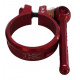 KCNC seatpost collar 34.9 mm red alu titanium