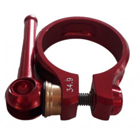 KCNC seatpost collar 34.9 mm red for gravel