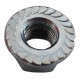 Bicycle wheel nut for axle diameter 9 mm
