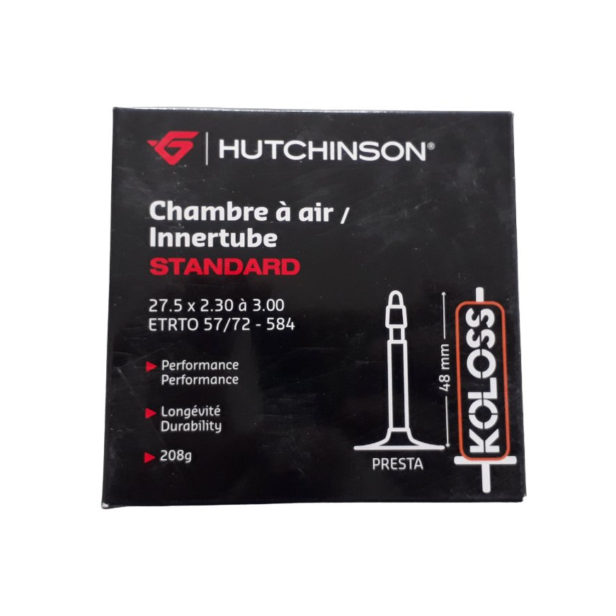 Fat bike air tube 26 inches presta Hutchinson