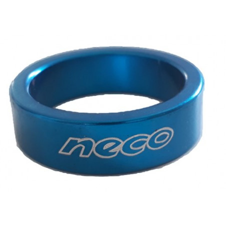 NECO headset spacer aluminium blue 1"1/8 10 mm