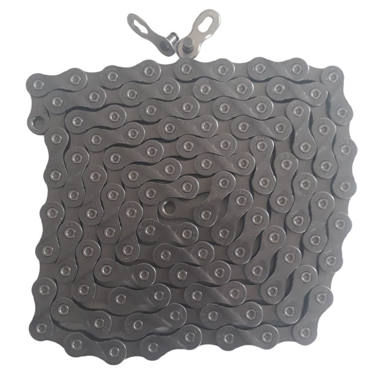KMC X9 9-Speed Bicycle Chain - 116 Links, Silver/Grey, Compatible With Shimano/SRAM/Campagnolo 9-Speed