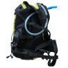 Cycling backpack water bag green and black