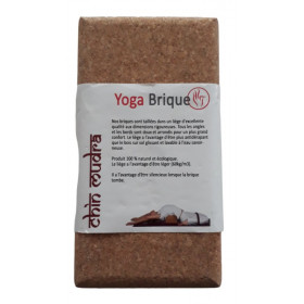 Cork yoga brick