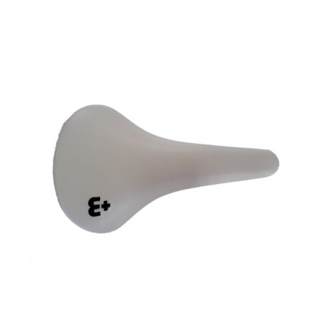 Fixie bike saddle Extra white