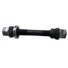 BMX front wheel axle diameter 14 mm length 140 mm