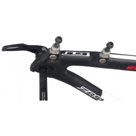 Cadre VTT freeride carbone GT Zaskar Elite 100 taille L noir et blanc