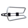 White aluminium bottle cage Racer for bicycle