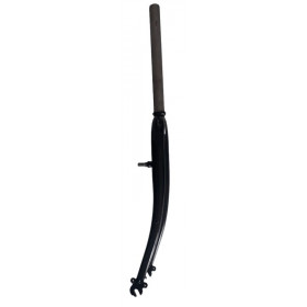 Rigid fork 28 inches steel 1 inch colour black