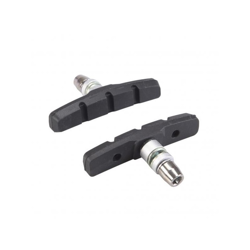 2 brake pads with screws for v-brake