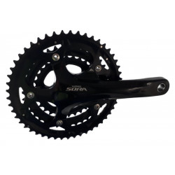 Shimano Sora right crank triple FC 3503 50 39 30 used