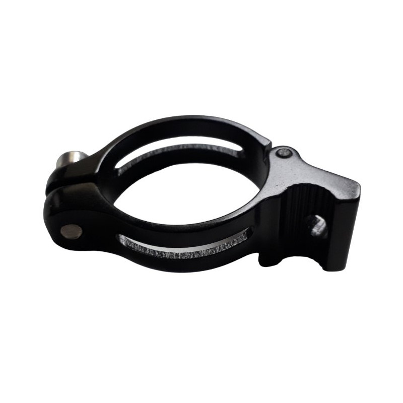 Collar for the fixture of a brazed derailleur for road bike