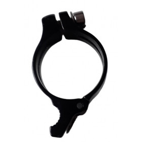 Aluminium collar for the fixture of a brazed derailleur for road bike