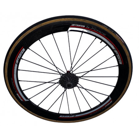 Rear wheel FSA K-force carbon tubular 10s