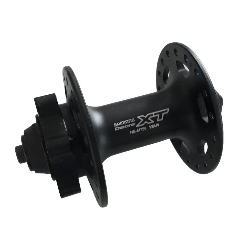 Moyeu avant Shimano Deore XT HB-M756 36 trous noir disque