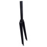 Carbon road bike fork black