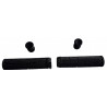 PRO lock on race grips black 130 mm for MTB