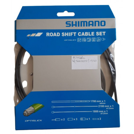 Kit câbles et gaine de dérailleurs route Shimano Optislick