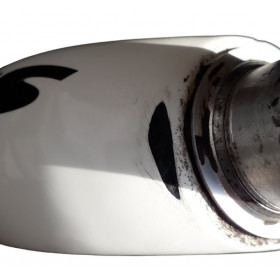 Stevens carbon fork white