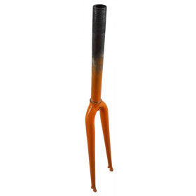 Racing bike fork orange