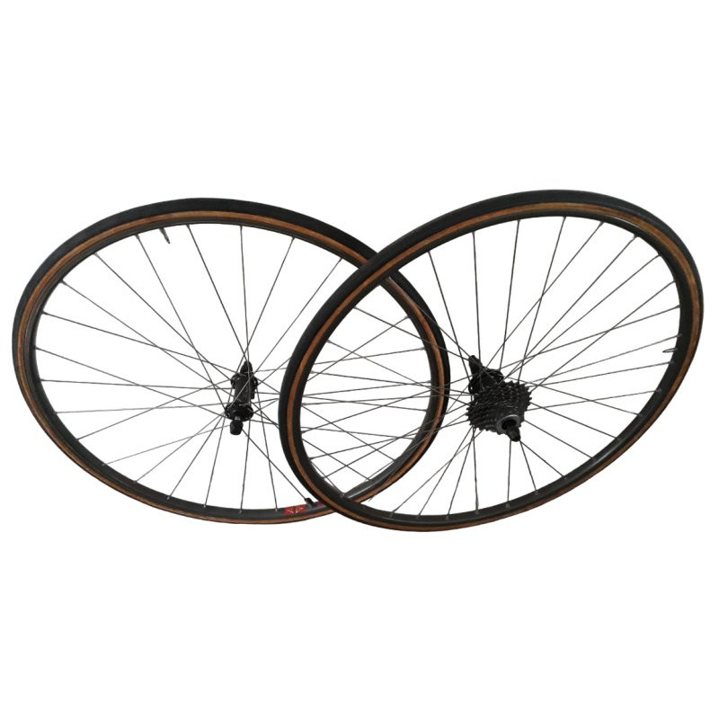 Roues Mavic GL 330 moyeux Orax 10v boyaux Roues Mavic GL 330 moyeux Orax 10v boyaux