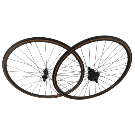 Roues Mavic GL 330 moyeux Orax 10v boyaux