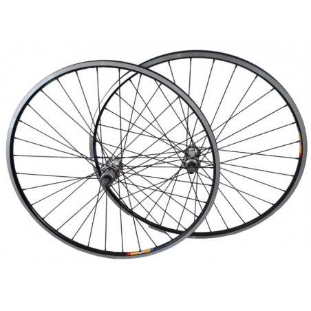 Roues Mach 320 BOS moyeux Campagnolo pneus