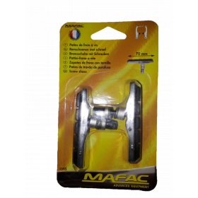 Mafac 2 brake pads with screws for v brake