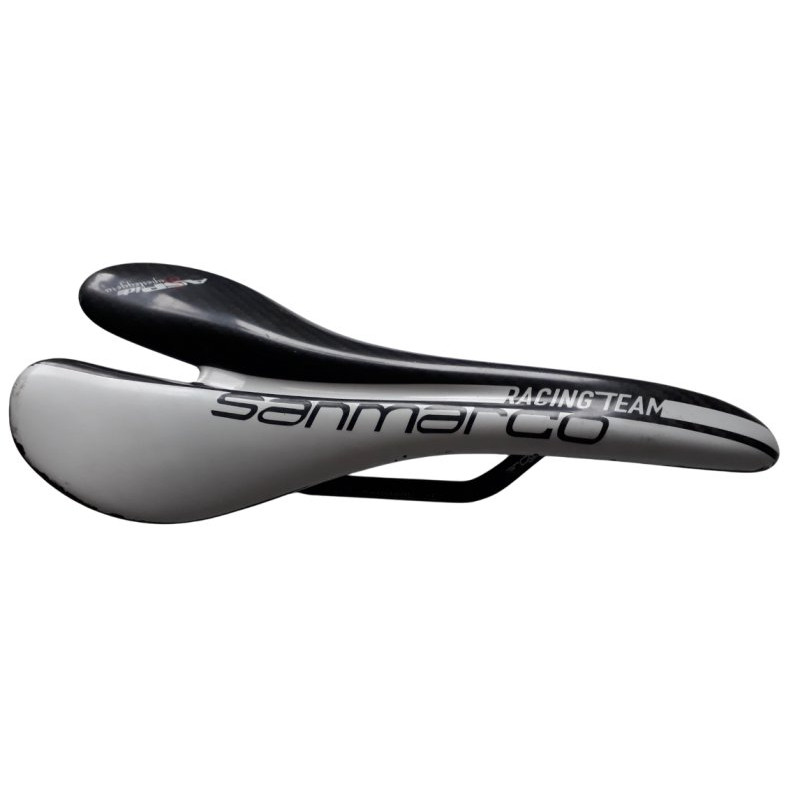 Carbon bike saddle San Marco Racing team used Carbon bike saddle San Marco Racing team used
