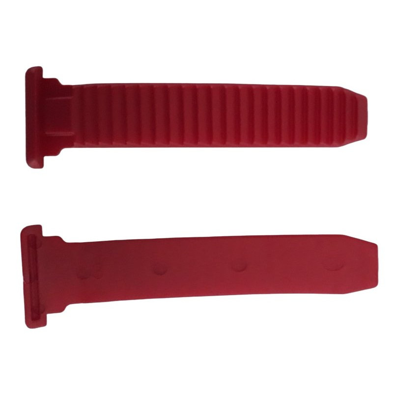Sidi strap for bicycle shoes red