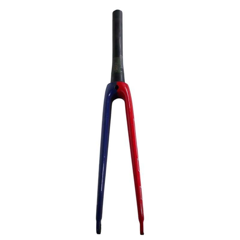 Fourche Rigide pour vélo de Route en Carbone 700C, axe traversant, Frein à Disque 12 x