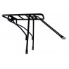 Rear bicycle luggage rack aluminium black