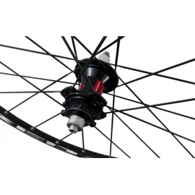 MTB rear wheel 26 inch MTB Fulcrum Red Metal 5 24 spokes