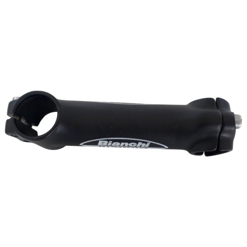 Potence Vélo Course Bianchi 100 Mm – Noir, 1-1/8, 10°, 31,8 Mm, NOS