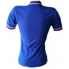 Vintage cycling jersey blue, white, red for road bike