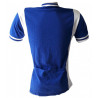 Vintage cycling jersey blue and white for road bike
